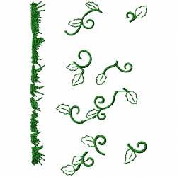 Garden Barriers Embroidery Design 11